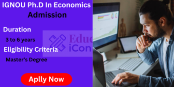IGNOU Ph.D In Economics Admission