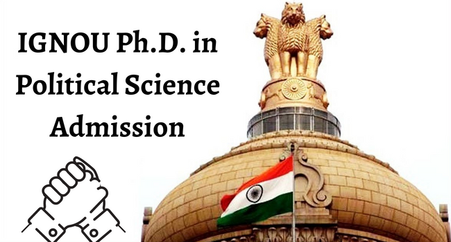 phd in political science india